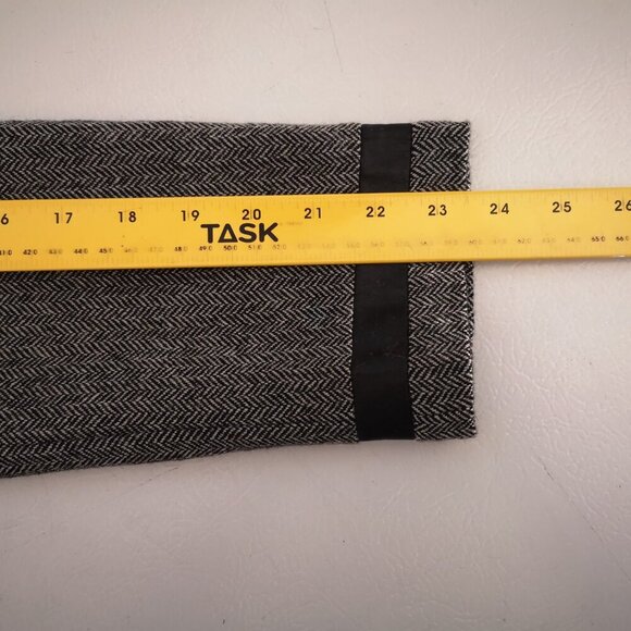 Albert Nipon Ladies Size 10 Black & Dark Grey Fully Lined Wool Blazer - Picture 11 of 12